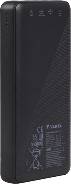 Powerbank Varta Power Bank Energy 20000 mAh White (ŁAD-VAR-0000013) - obraz 4