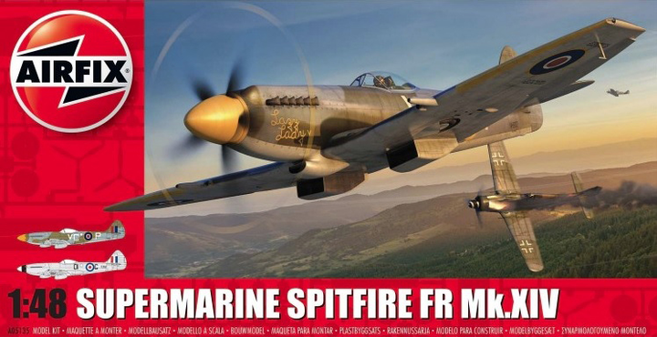 Plastikowy model do składania Airfix samolot Supermarine Spitfire XIV (5055286649646) - obraz 1