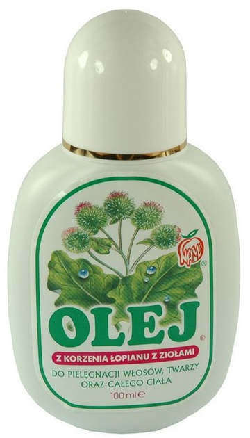 Olej Nami z korzenia łopianu z ziołami do włosów 100 ml (5906365360030) - obraz 1