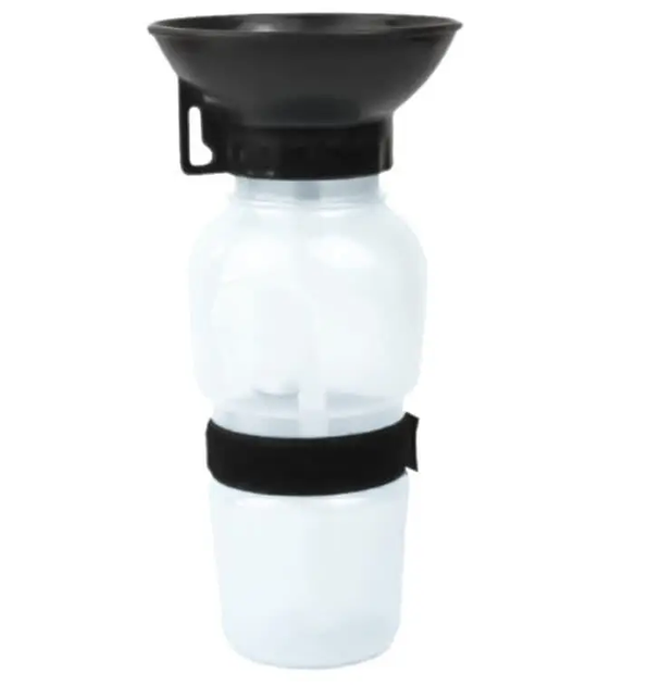 Поїлка для собак прогулянкова Dog Water Bottle 7363 біла - Фото 1 Поїлка для собак прогулянкова Dog Water Bottle 7363 біла - зображення 1
