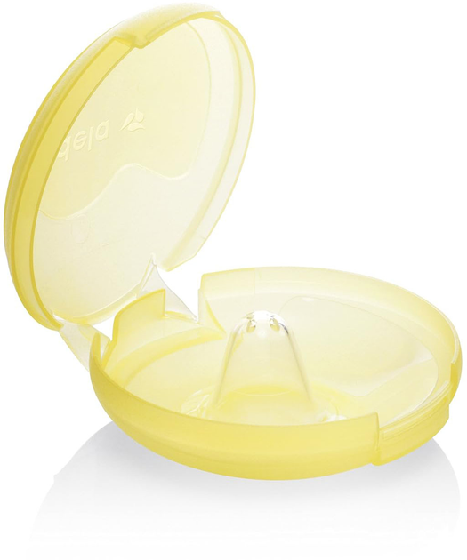Silikonowe osłonki na piersi do karmienia Medela Breastfeeding Nipples Contact G 24 mm 2 szt (7612367016681) - obraz 4