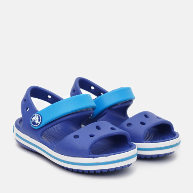 Дитячі сандалії для хлопчика Crocs Kids Crocband 12856-4BX-C10 27-28 16.6 см Сині (191448115491) - зображення 3