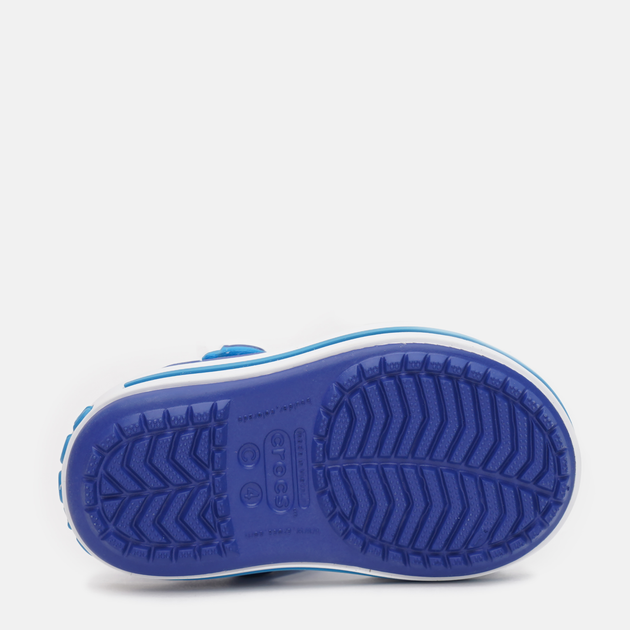Дитячі сандалії для хлопчика Crocs Kids Crocband 12856-4BX-C10 27-28 16.6 см Сині (191448115491) - зображення 5