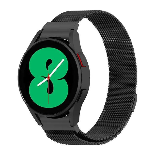 Ремінець міланська петля для Samsung Galaxy Watch 5 | 5 Pro чорний - Фото 3 Ремінець міланська петля для Samsung Galaxy Watch 5 | 5 Pro чорний - зображення 3