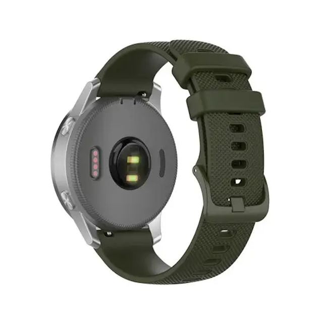 Ремешок силикон (текстурный) для Garmin Venu 3 | Venu 2 зеленый - изображение 3