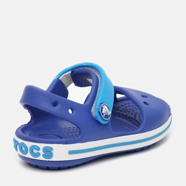 Sandały chłopięce Crocs Kids Crocband 12856-4BX-C13 30-31 19.1 cm Granatowe (191448115521) - obraz 4