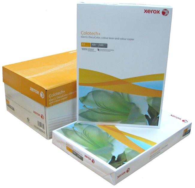 Офисная бумага для печати Xerox COLOTECH+ A3 500л струйная печать ...