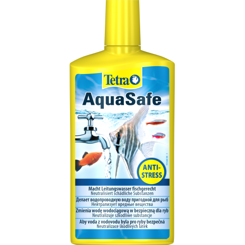 Засіб Tetra Aqua Safe для підготовки води в акваріумі, 500 мл на 1000 л - Фото 1 Засіб Tetra Aqua Safe для підготовки води в акваріумі, 500 мл на 1000 л - изображение 1