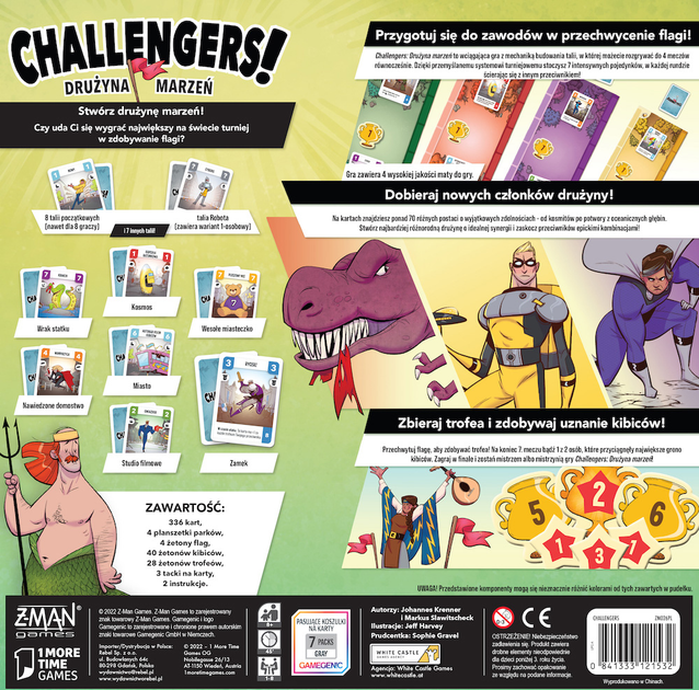 Настільна гра Rebel Challengers: Команда мрії (0841333121532) - зображення 4
