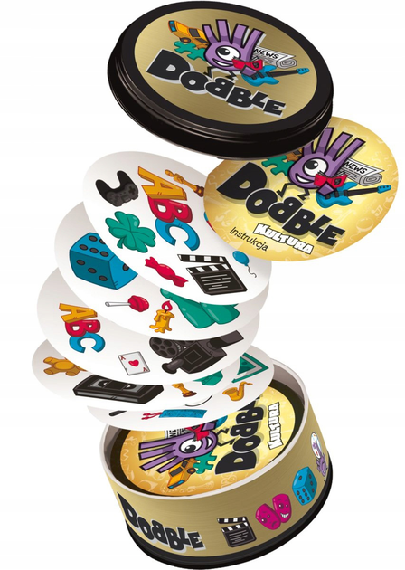 Настільна гра Rebel Dobble: Культура (3558380057871) - зображення 4