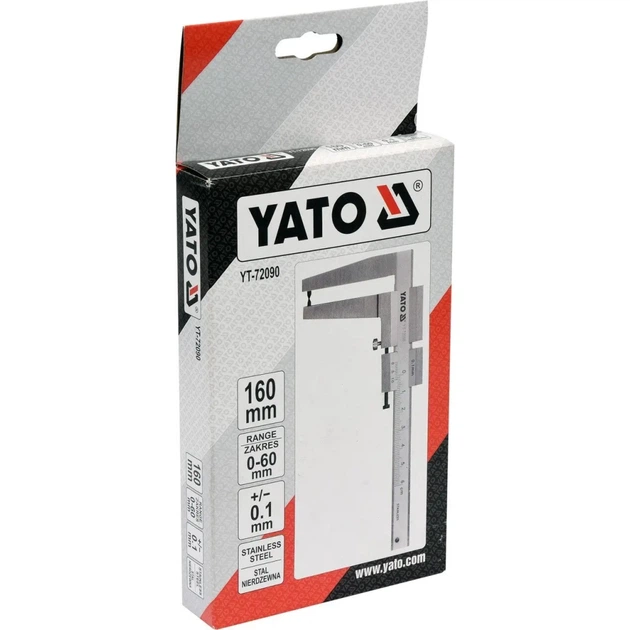Штангенциркуль Yato YT-72090 - зображення 4