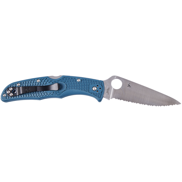 Ніж Spyderco Endura 4 Lightweight K390 Serrated Blue (C10FSK390) - зображення 2