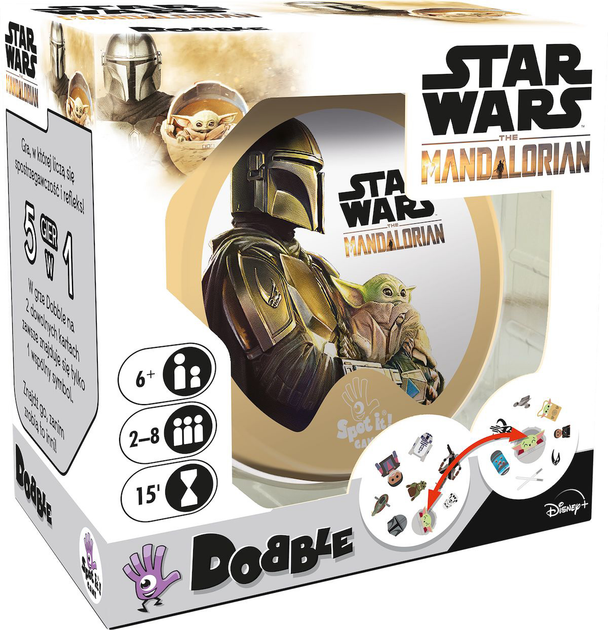 Настільна гра Rebel Dobble Star Wars: Mandalorian (3558380093107) - зображення 1