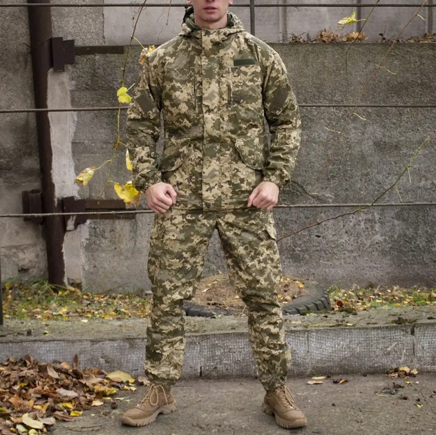 Тактический костюм Горка 5 на флисе XXL Пиксель - изображение 1