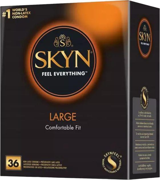 Презервативы Skyn Large Безлатексные 36 шт (ROZ6400229603) - Фото 1 Презервативы Skyn Large Безлатексные 36 шт (ROZ6400229603) - изображение 1