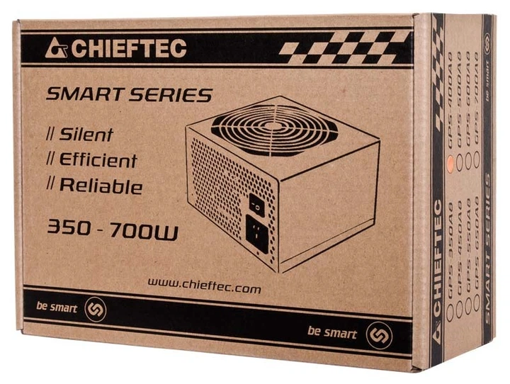БЖ для ПК Chieftec Smart 700W (GPS-700A8) - Фото 3 БЖ для ПК Chieftec Smart 700W (GPS-700A8) - изображение 3