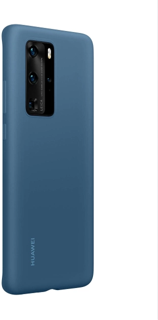 Etui Huawei Silicone Case do P40 Blue (6901443365944) - obraz 1