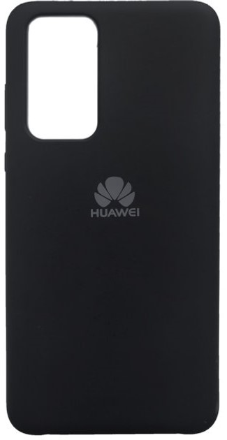 Etui Huawei Silicone Case do P40 Pro Black (6901443366095) - obraz 1