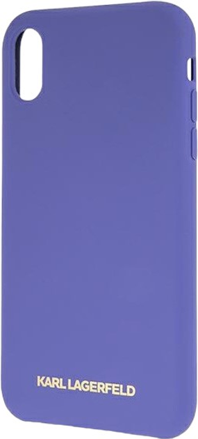 Etui Karl Lagerfeld Silicone do Apple iPhone Xr Violet (3700740435557) - obraz 3