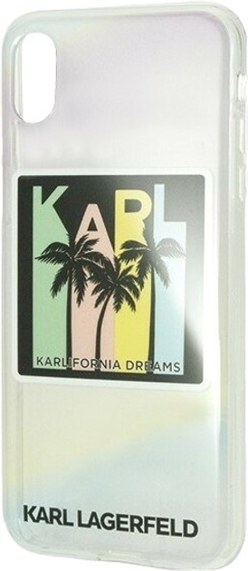 Etui Karl Lagerfeld Kalifornia Dreams do Apple iPhone Xs Max Transparent (3700740442197) - obraz 2