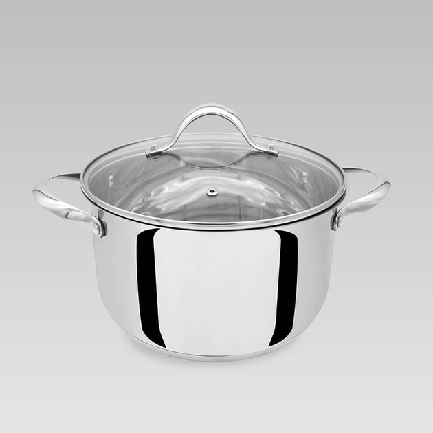 Кастрюля индукционная 5.8 л с мерной шкалой внутри Maestro – фото ...