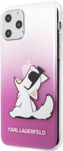 Панель Karl Lagerfeld Choupette Fun do Apple iPhone 11 Pro Pink (3700740466780) - зображення 2