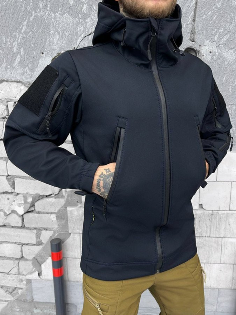 Тактична куртка Logos-Tac Soft Shel XXXL чорний - зображення 1