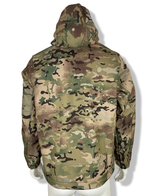 Куртка тактическая SoftShell зимняя мультикам размер M - изображение 2