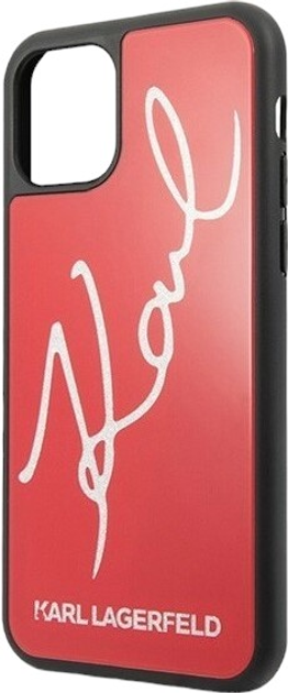 Панель Karl Lagerfeld Signature Glitter do Apple iPhone 11 Pro Max Red (3700740467589) - зображення 2