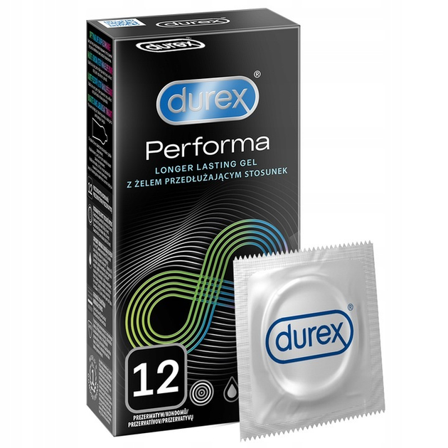 Prezerwatywy Durex Preforma 12 szt (5038483151860) - obraz 1