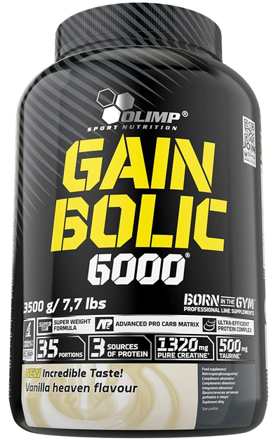 Гейнер Olimp Gain Bolic 6000 3.5 кг Ваніль (5901330052118) - зображення 1