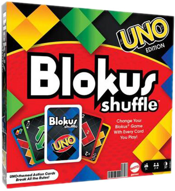 Настільна гра Mattel Blokus Shuffle (0887961963489) - зображення 1