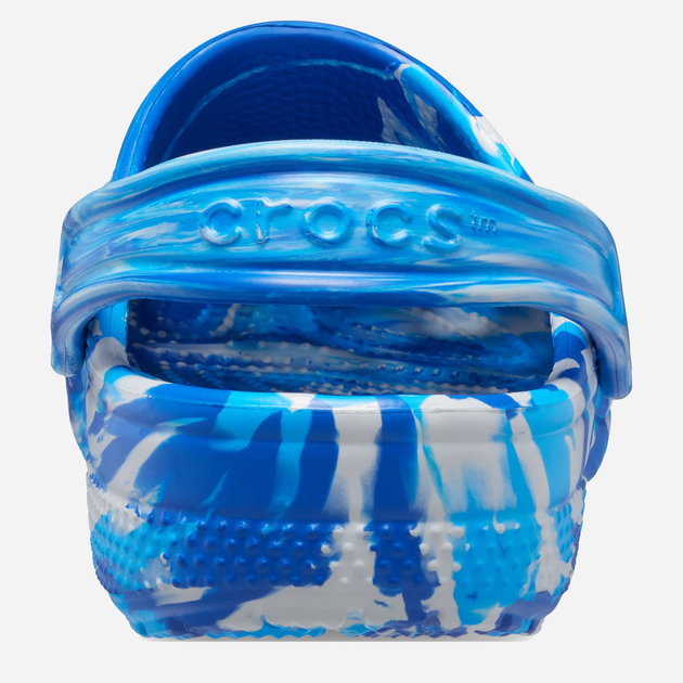 Дитячі крокси-сабо для хлопичка Crocs Classic Marbled Clog TCR206838 22-23 Синій/Мультиколір (196265315451) - зображення 5