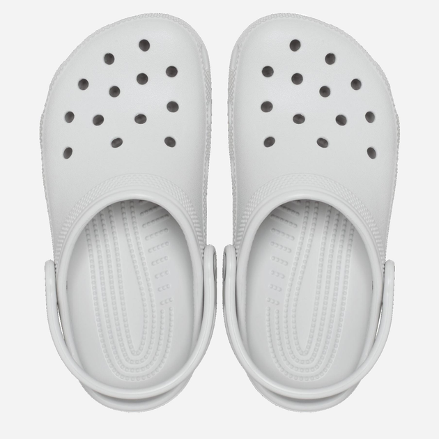 Chodaki chłopięce Crocs Classic Clog TCR206990 22-23 Szare (196265215799) - obraz 4