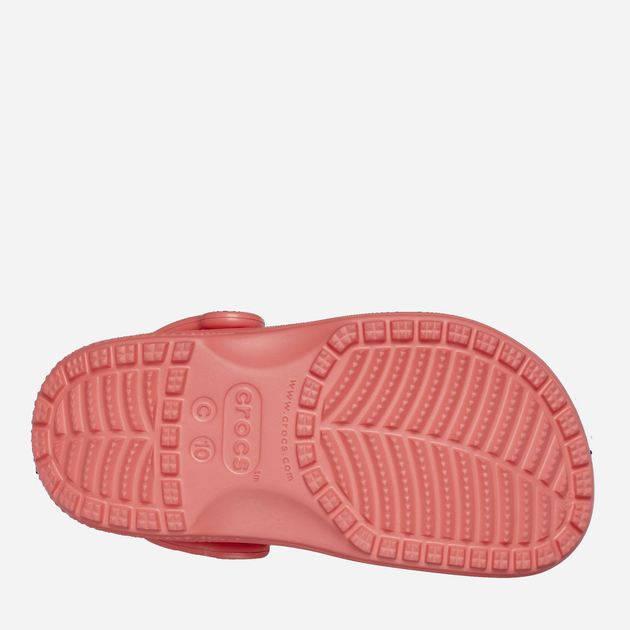 Chodaki dziecięce dla dziewczynki Crocs Classic Clog TCR206990 23-24 Koralowe (196265304493) - obraz 6