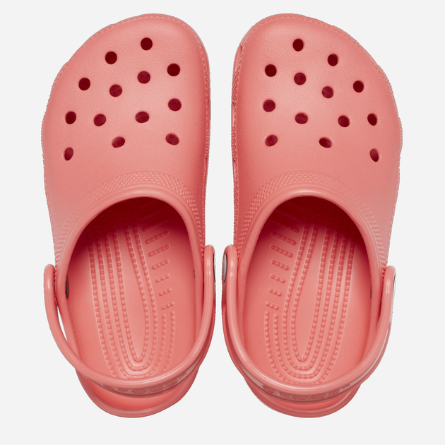 Дитячі крокси для дівчинки Crocs Classic Clog TCR206990 24-25 Коралові (196265304509) - зображення 4