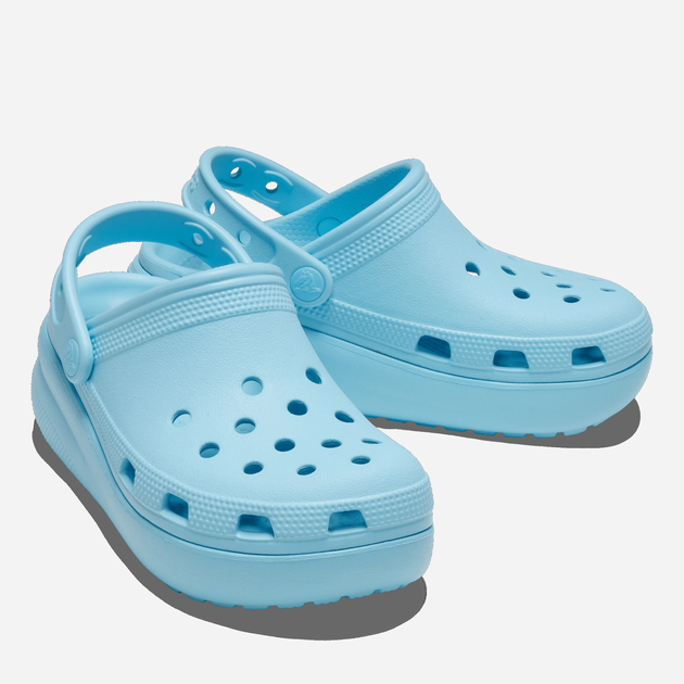 Дитячі крокси для дівчинки Crocs Classic Crocs Cutie Clog KCR207708 34-35 Блакитні (196265221813) - зображення 2
