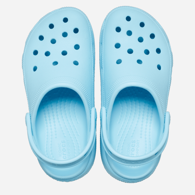 Дитячі крокси для дівчинки Crocs Classic Crocs Cutie Clog KCR207708 34-35 Блакитні (196265221813) - зображення 3