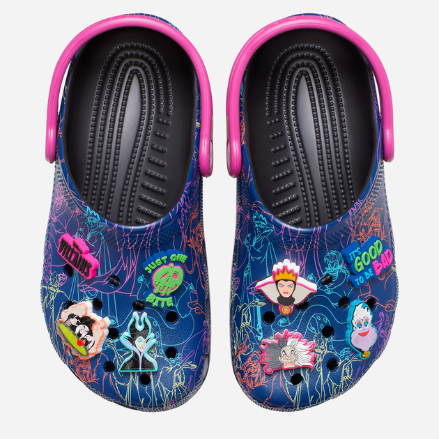 Дитячі крокси для дівчинки Crocs Classic Disney Villains Clog KCR207722 34-35 Сині (191448955721) - зображення 3