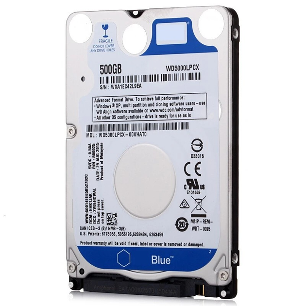 Жесткий диск WD Blue 2.5" 500 GB (WD5000LPCX) Б/У – фото, отзывы ...