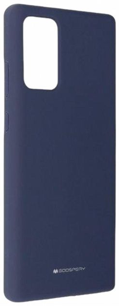 Панель Goospery Mercury Silicone для Samsung Galaxy Note 20 Navy (8809745576588) - зображення 1