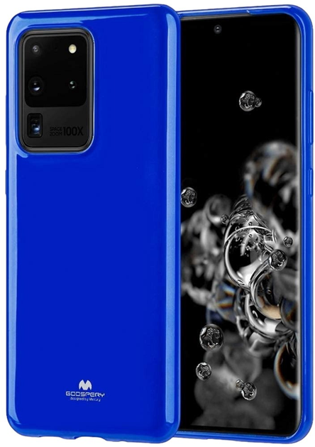 Etui Goospery Mercury Silicone do Samsung Galaxy S20 Ultra Navy (8809685000877) - obraz 1