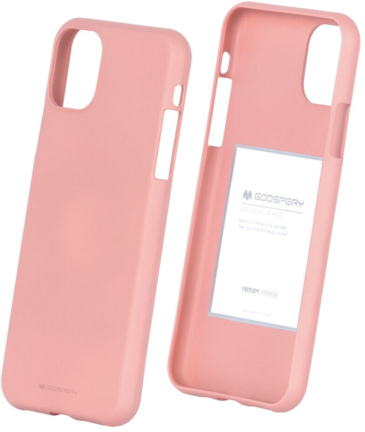 Etui Goospery Mercury Soft do Apple iPhone 12/12 Pro Różowy (8809745631621) - obraz 2