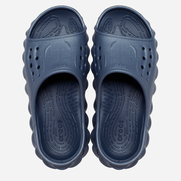 Дитячі шльопанці для хлопчика Crocs Echo Slide KCR208185 34-35 Сині (196265265091) - зображення 3