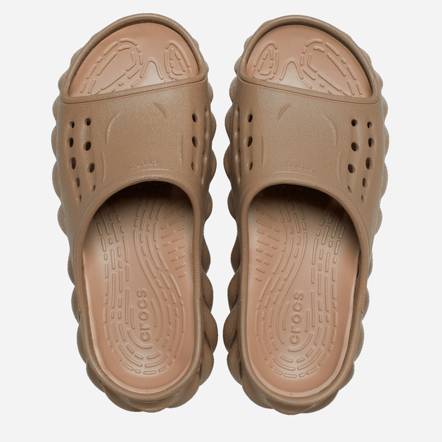 Klapki chłopięce Crocs Echo Slide KCR208185 32-33 Brązowe (196265264988) - obraz 3