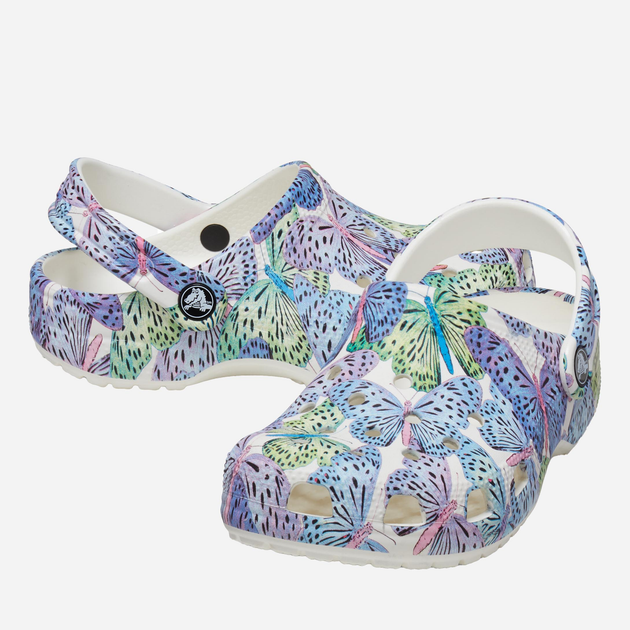 Chodaki dziecięce dla dziewczynki Crocs Classic Butterfly Clog KCR208297 34-35 Wielokolorowe (196265236268) - obraz 2