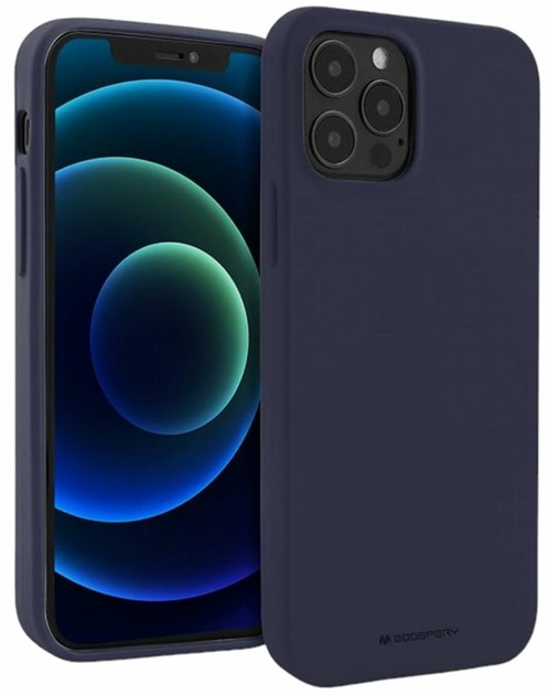 Панель Goospery Mercury Soft для Apple iPhone 14 Pro Midnight Blue (8809887823489) - зображення 1