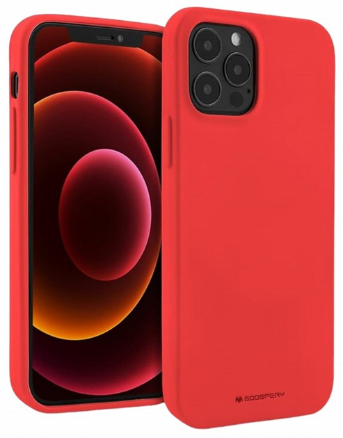 Панель Goospery Mercury Soft для Apple iPhone 14 Pro Max Red (8809887825896) - зображення 1