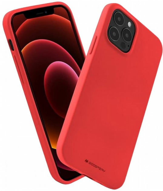 Панель Goospery Mercury Soft для Apple iPhone 14 Pro Max Red (8809887825896) - зображення 2