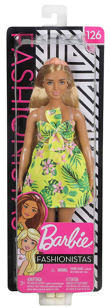 Barbie Fashionistas Doll Jungle Dress Curvy Body Type 126 FXL59 ROZETKA uy here